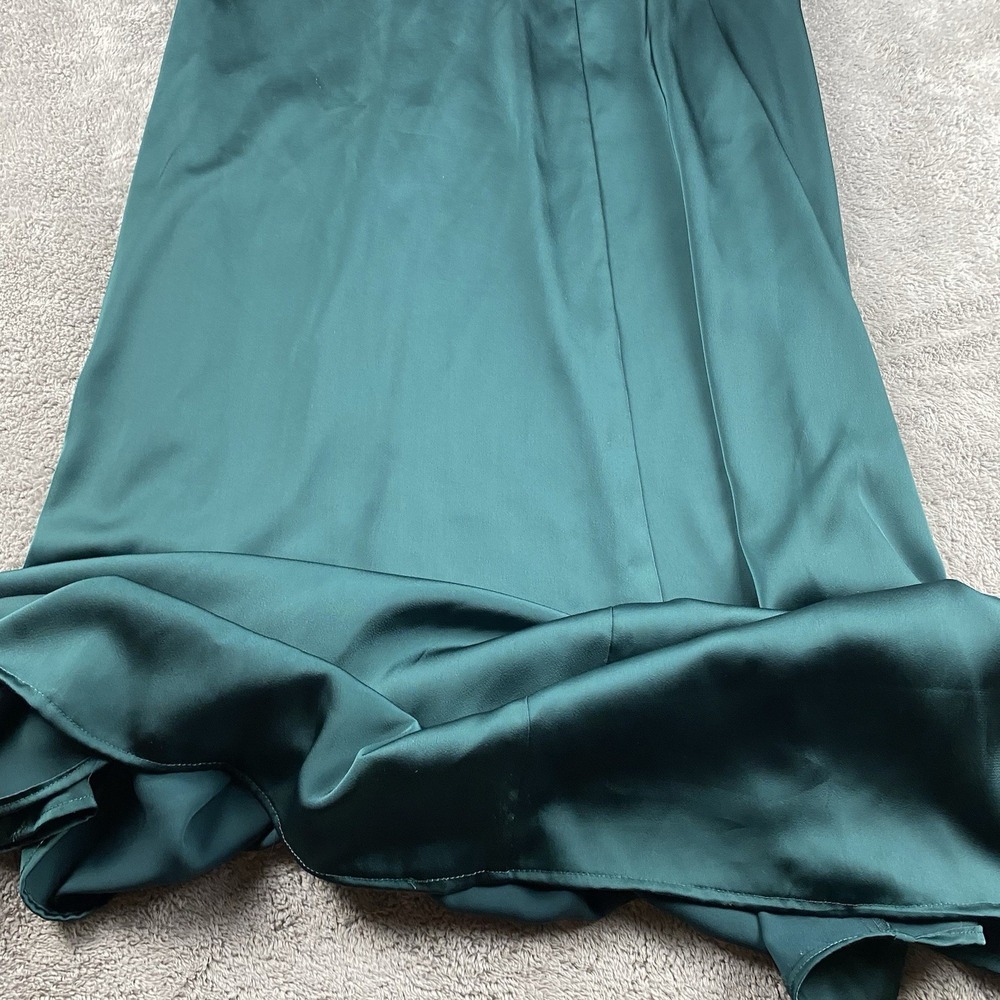 Azazie Sleeveless Floor-Length Maxi Bridesmaid Dress Formal Gown Womens Size A12 - Picture 10 of 13